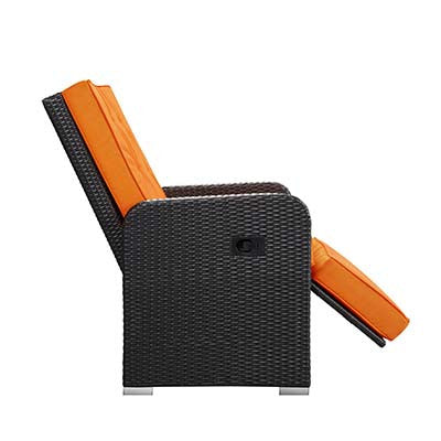 Internoon Patio Outdoor Patio Armchair Recliner - living-essentials