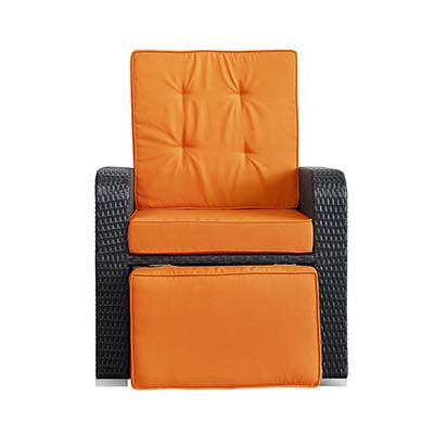Internoon Patio Outdoor Patio Armchair Recliner - living-essentials