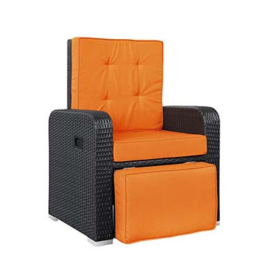 Internoon Patio Outdoor Patio Armchair Recliner - living-essentials