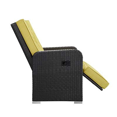 Internoon Patio Outdoor Patio Armchair Recliner - living-essentials