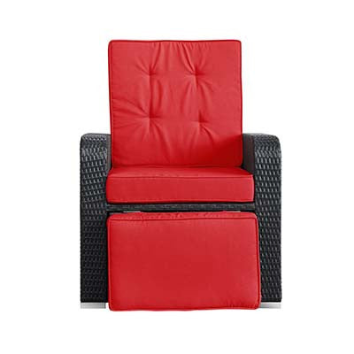 Internoon Patio Outdoor Patio Armchair Recliner - living-essentials