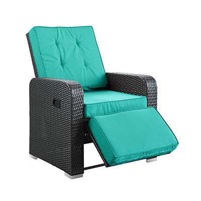 Internoon Patio Outdoor Patio Armchair Recliner - living-essentials