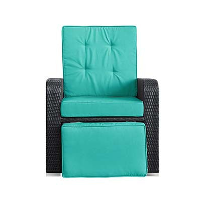 Internoon Patio Outdoor Patio Armchair Recliner - living-essentials