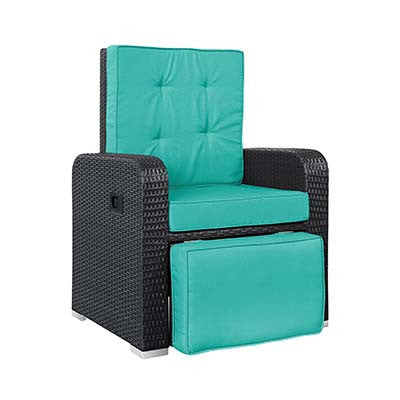 Internoon Patio Outdoor Patio Armchair Recliner - living-essentials