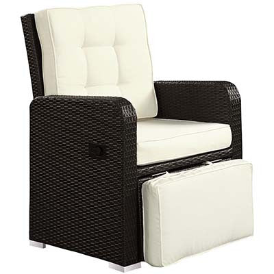 Internoon Patio Outdoor Patio Armchair Recliner - living-essentials