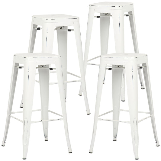 Tolix Style Barstool Set of 4 - living-essentials