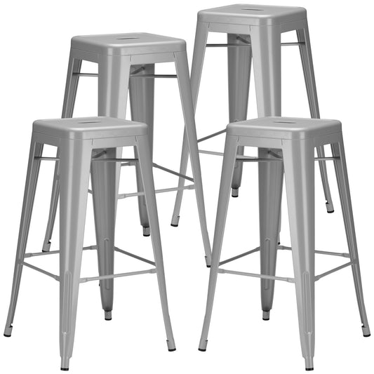 Tolix Style Barstool Set of 4 - living-essentials
