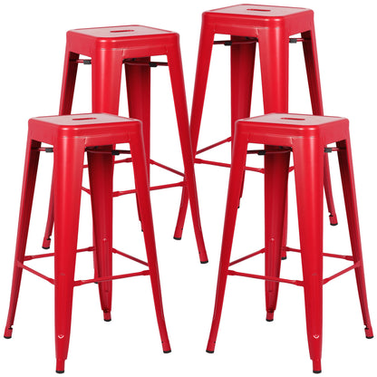 Tolix Style Barstool Set of 4 - living-essentials