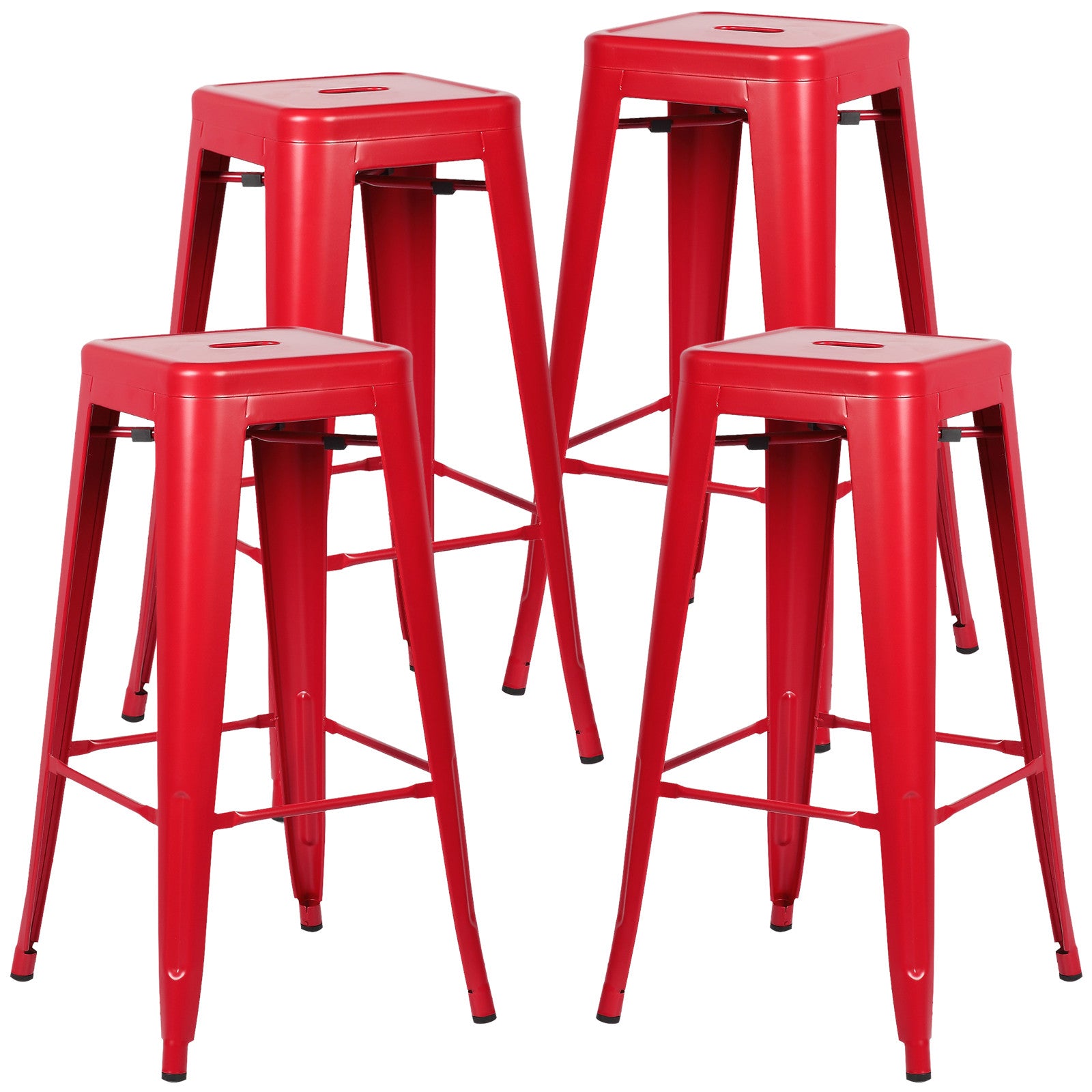 Tolix Style Trattoria 30" Bar/Counter Stool (Set of 4) - living-essentials