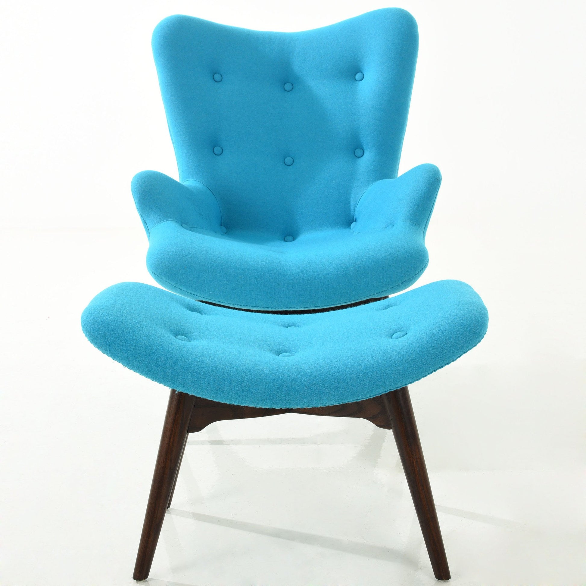 Grant Featherston Style Contour Lounge Chair & Ottoman - living-essentials