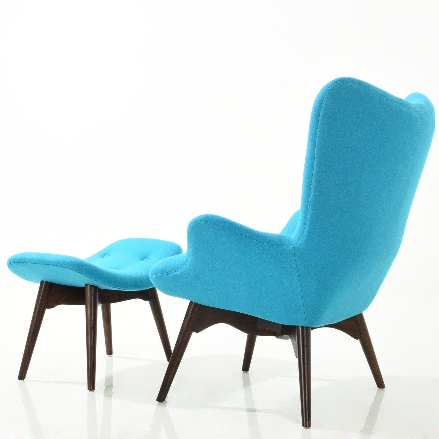 Grant Featherston Style Contour Lounge Chair & Ottoman - living-essentials