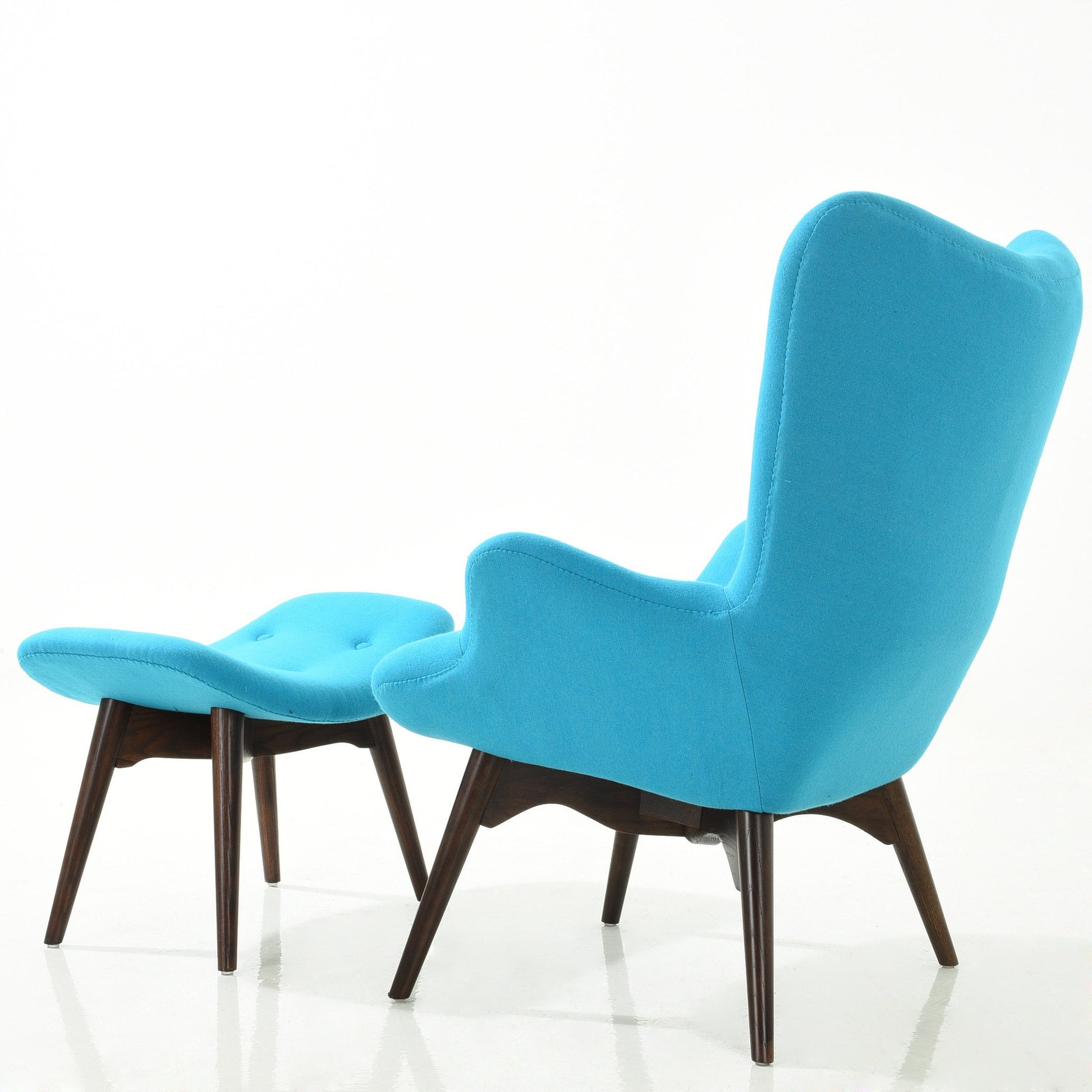 Grant Featherston Style Contour Lounge Chair & Ottoman - living-essentials