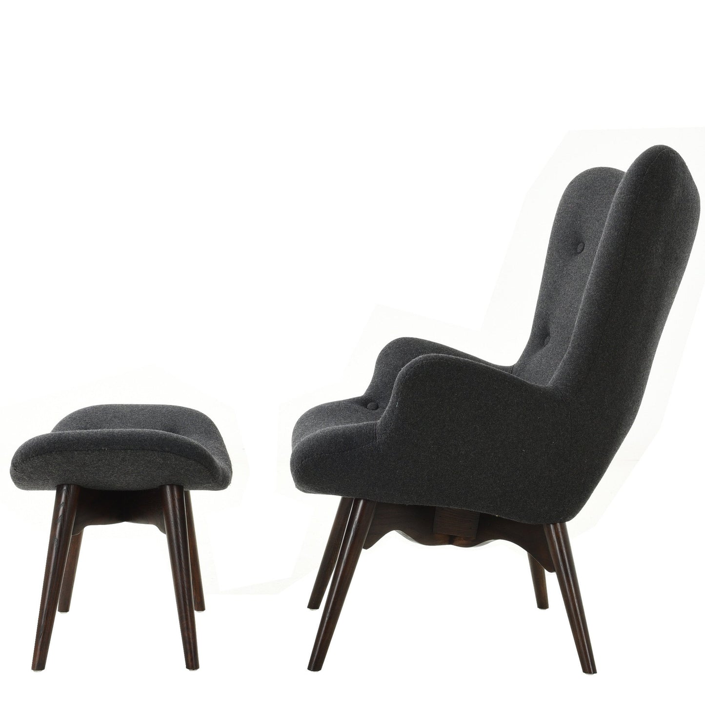 Grant Featherston Style Contour Lounge Chair & Ottoman - living-essentials