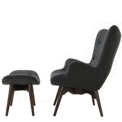 Grant Featherston Style Contour Lounge Chair & Ottoman - living-essentials