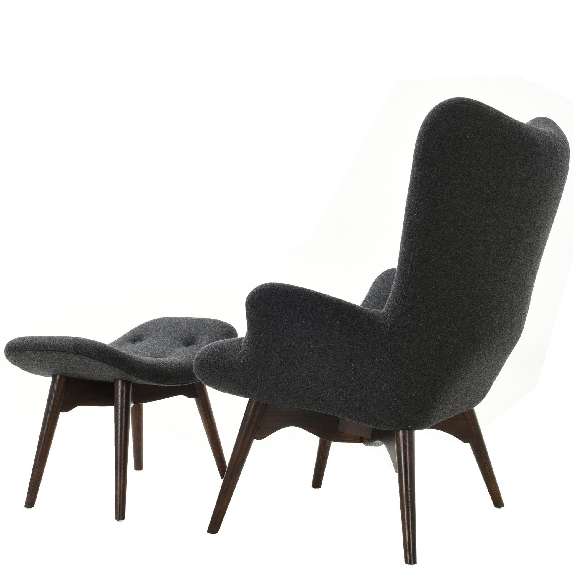 Grant Featherston Style Contour Lounge Chair & Ottoman - living-essentials