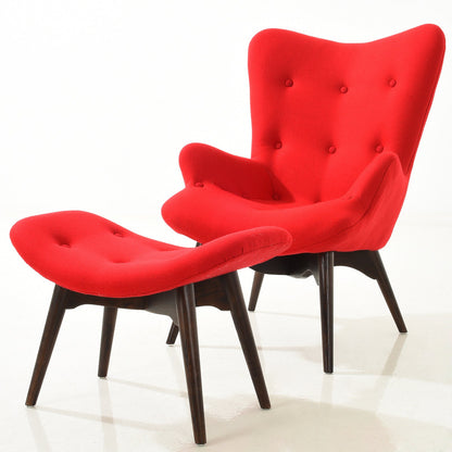 Grant Featherston Style Contour Lounge Chair & Ottoman - living-essentials