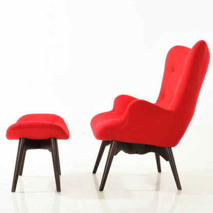 Grant Featherston Style Contour Lounge Chair & Ottoman - living-essentials