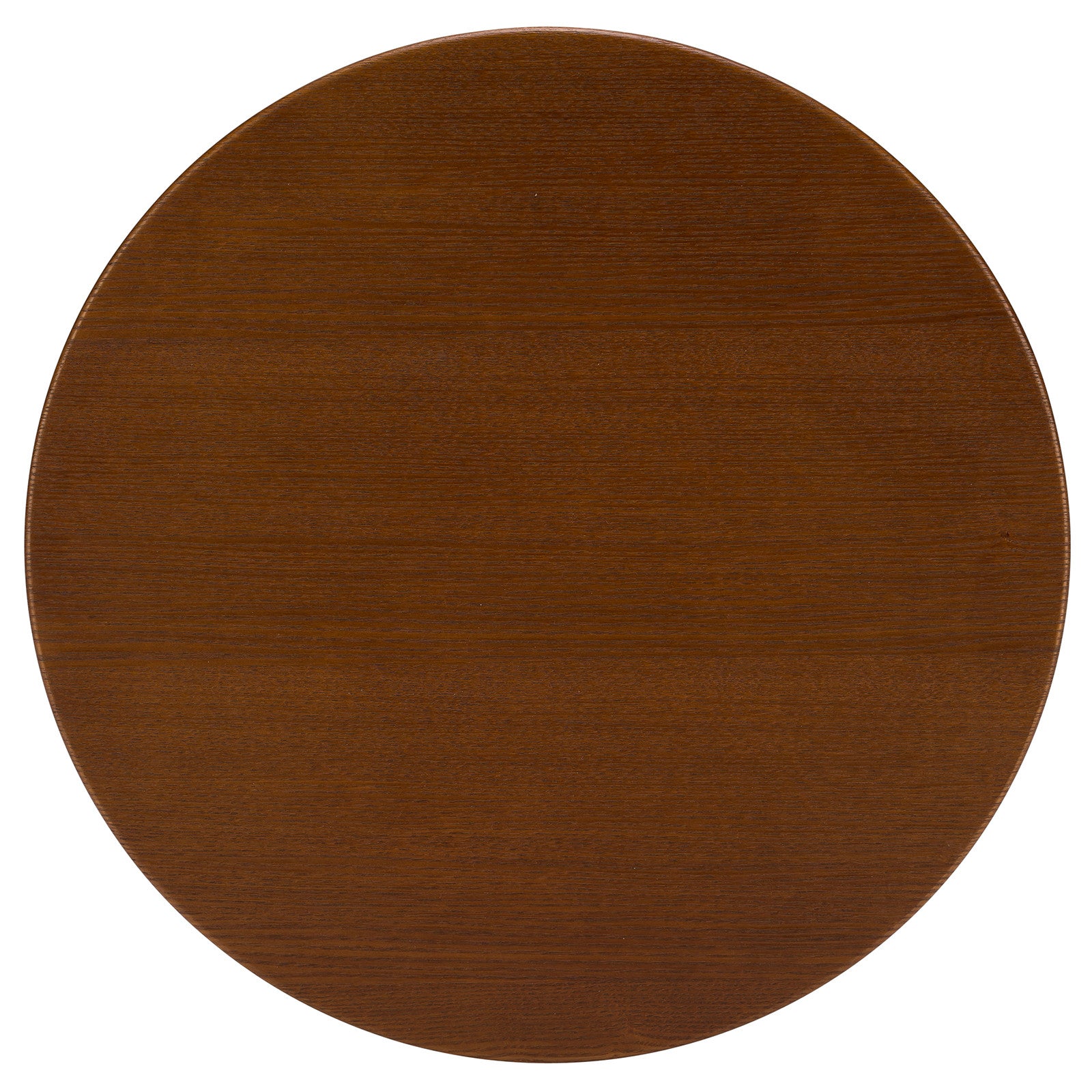 Tulip Style Black Base 20” Walnut Side Table - living-essentials