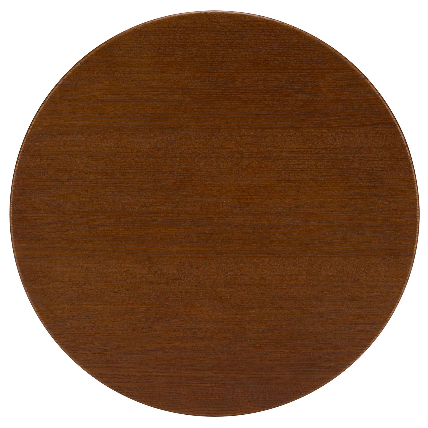 Tulip Style Black Base 20” Walnut Side Table - living-essentials