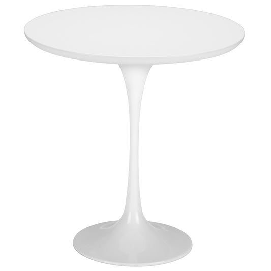 Tulip Style Black Base 20” Side Table - living-essentials
