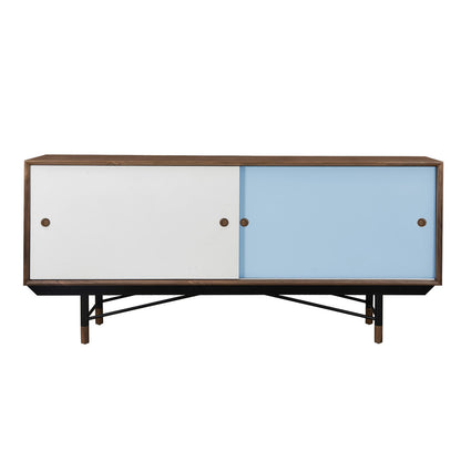 Finn Juhl Sky Blue Sideboard Replica - living-essentials