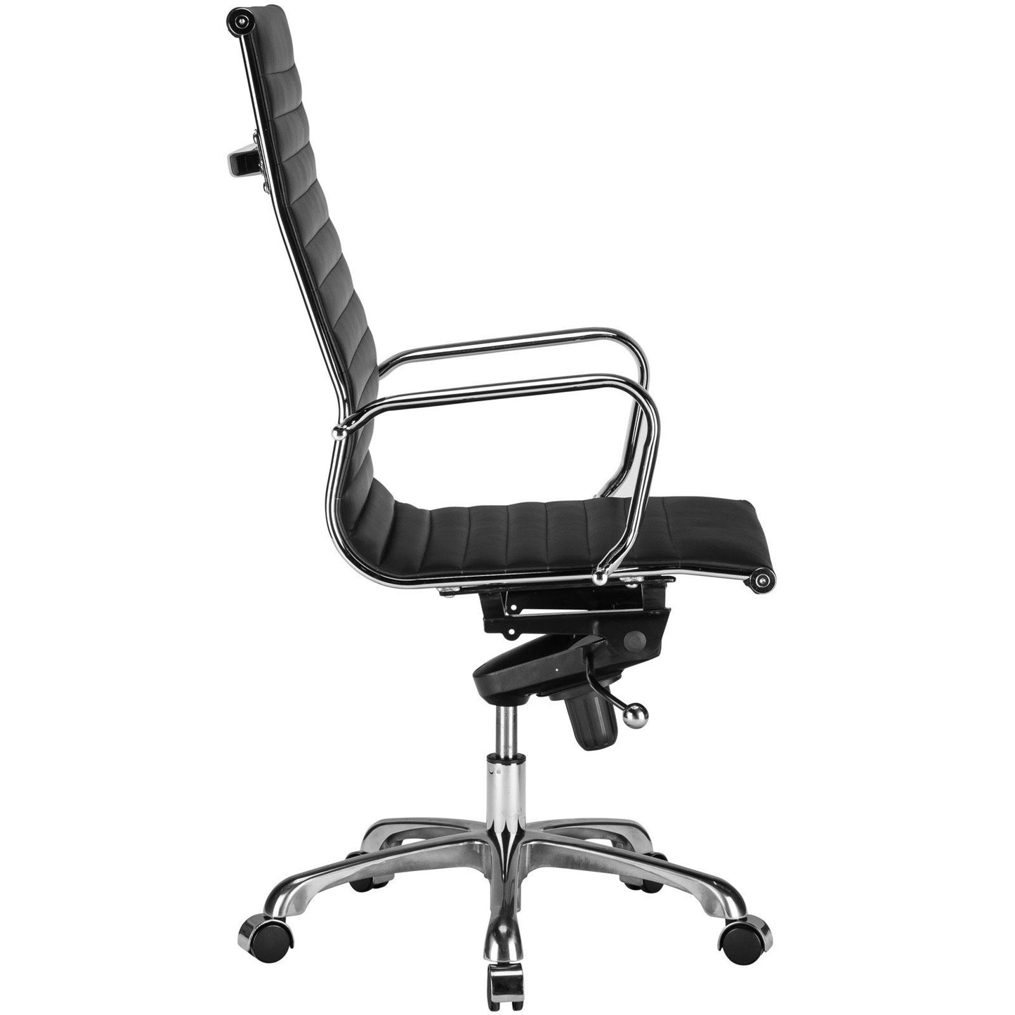 Ribbed High Back Office Chair - living-essentials