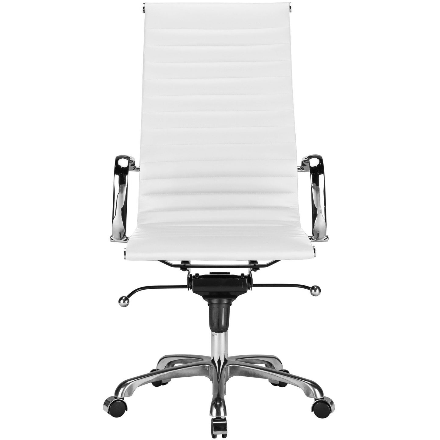 Ribbed High Back Office Chair - living-essentials