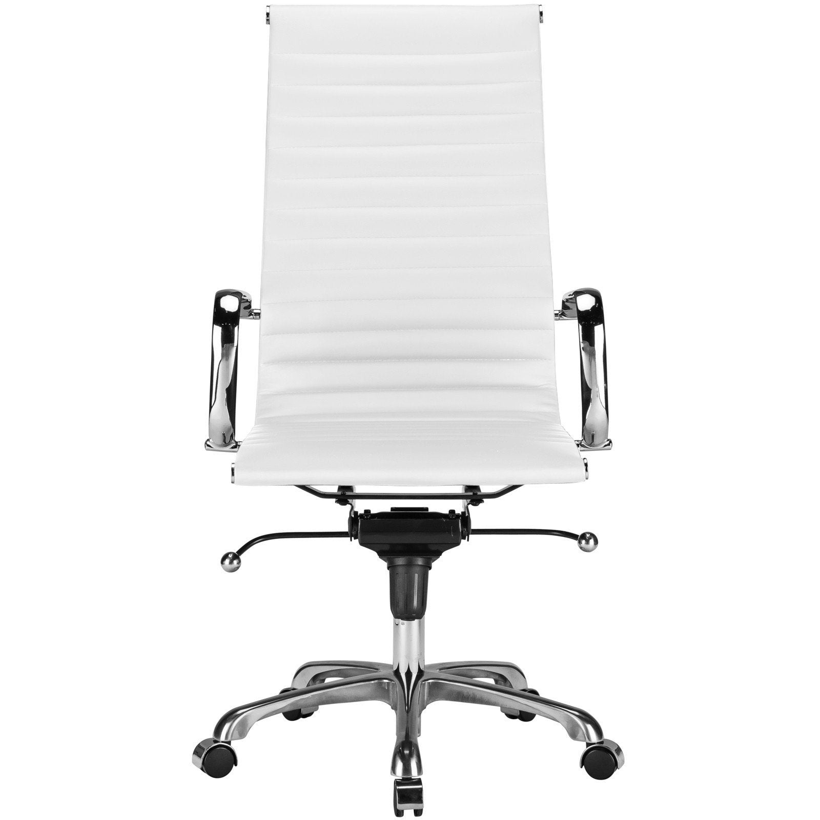 Ribbed High Back Office Chair - living-essentials