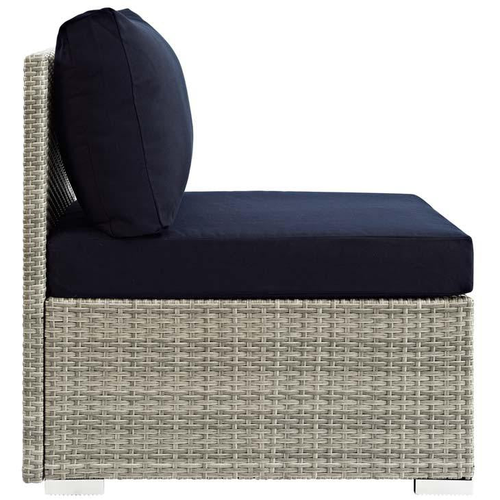 Render Sunbrella® Fabric Outdoor Patio Armless Chair - living-essentials