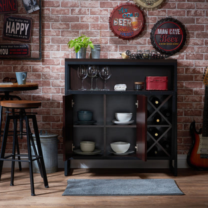Jerell Rustic Dining Server in Walnut - living-essentials