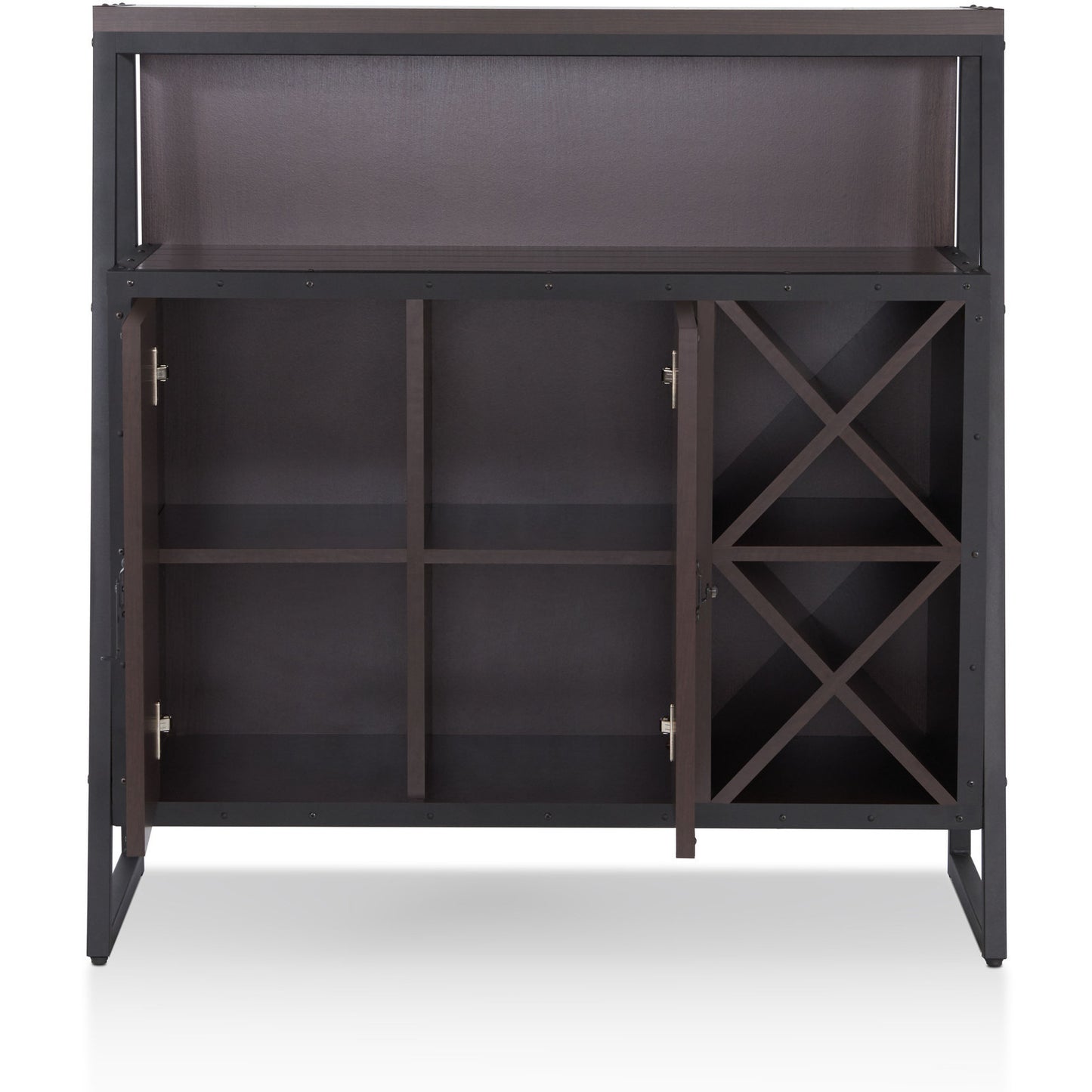 Jerell Rustic Dining Server in Walnut - living-essentials