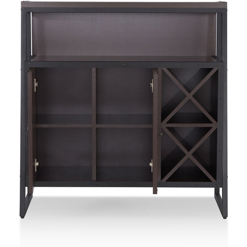 Jerell Rustic Dining Server in Walnut - living-essentials