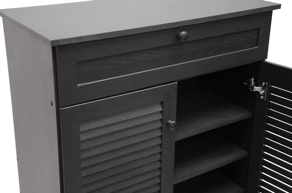 Jacon Espresso Shoe-Storage Cabinet - living-essentials