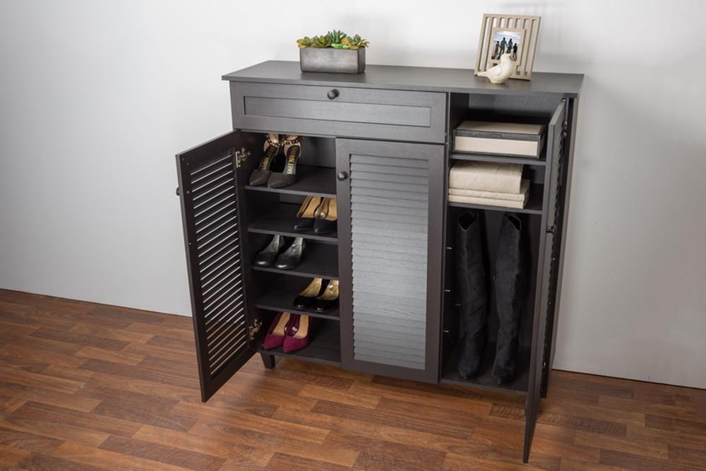 Conan Wood Shoe Storage Cabinet - living-essentials