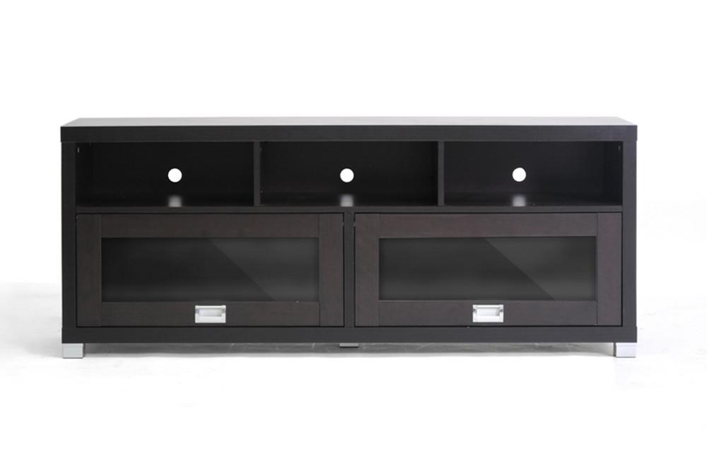 Suzie Modern TV Stand with Glass Doors - living-essentials