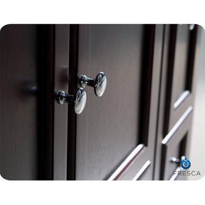 Fresca Oxford 60" Mahogany Traditional Bathroom Vanity w/ 2 Side Cabinets - living-essentials