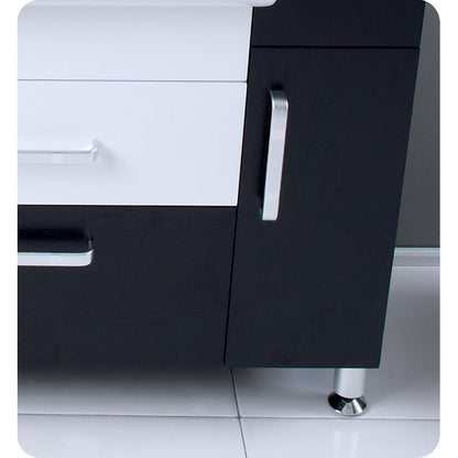 Fresca Vita Modern Bathroom Vanity w/ Wenge Wood Finish - living-essentials