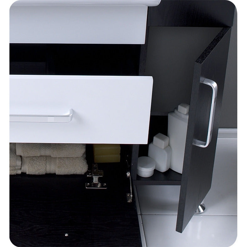 Fresca Vita Modern Bathroom Vanity w/ Wenge Wood Finish - living-essentials