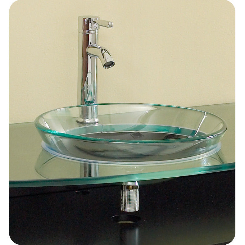 Fresca Contento 39" Espresso Modern Bathroom Vanity w/ Mirror - living-essentials