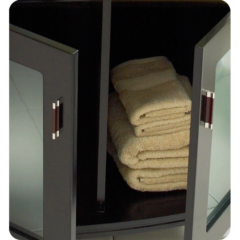 Fresca Contento 39" Espresso Modern Bathroom Vanity w/ Mirror - living-essentials