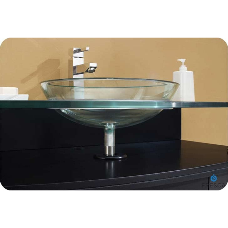 Fresca Contento 43" Espresso Modern Bathroom Vanity w/ Mirror - living-essentials