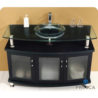 Fresca Contento 47" Espresso Modern Bathroom Vanity w/ Mirror - living-essentials