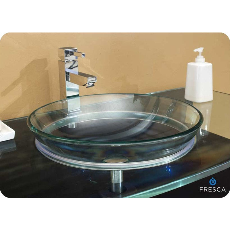 Fresca Contento 47" Espresso Modern Bathroom Vanity w/ Mirror - living-essentials