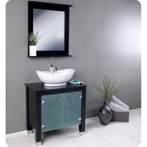 Fresca Emotivo Espresso Modern Bathroom Vanity w/ Mirror - living-essentials