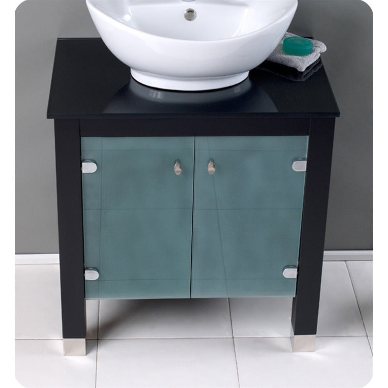 Fresca Emotivo Espresso Modern Bathroom Vanity w/ Mirror - living-essentials