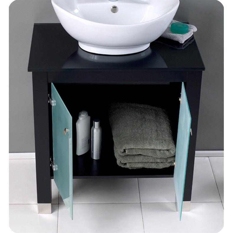 Fresca Emotivo Espresso Modern Bathroom Vanity w/ Mirror - living-essentials