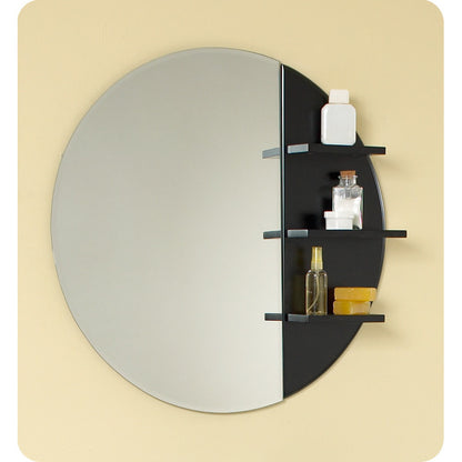 Fresca Simpatico Espresso Modern Bathroom Vanity w/ Mirror & Shelves - living-essentials