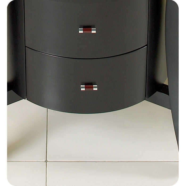 Fresca Simpatico Espresso Modern Bathroom Vanity w/ Mirror & Shelves - living-essentials