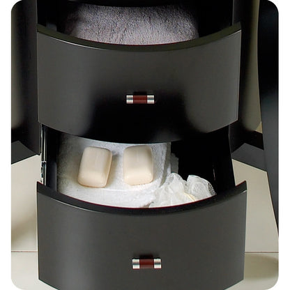 Fresca Simpatico Espresso Modern Bathroom Vanity w/ Mirror & Shelves - living-essentials