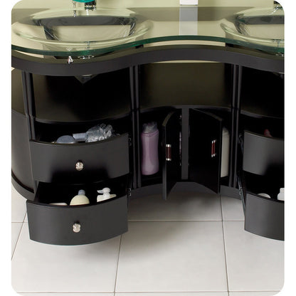 Fresca Unico Espresso Modern Bathroom Vanity w/ Mirrors - living-essentials